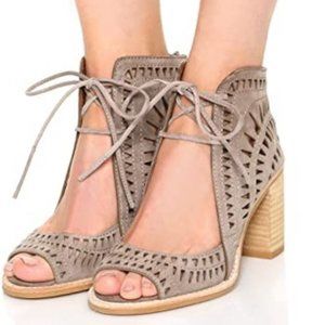 Jeffrey Campbell wedged Cordiillo sandals Sz 7.5